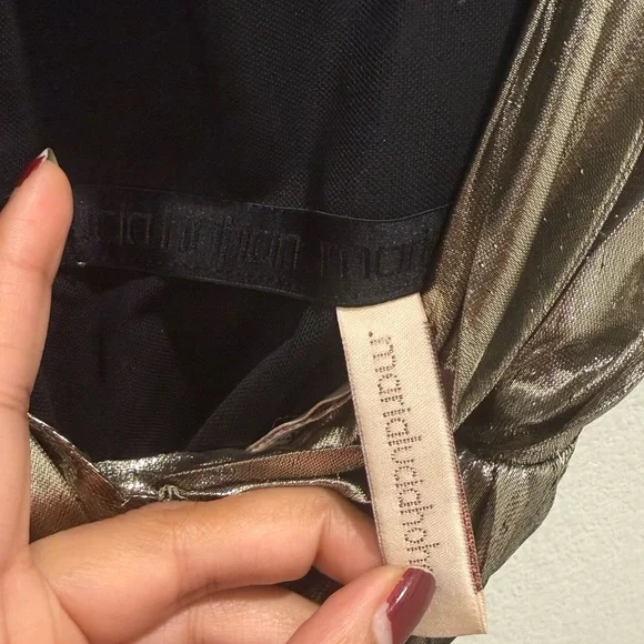 Maria Lucia Hohen Glamorous Metallic Maxi Dress - Picture 5 of 9